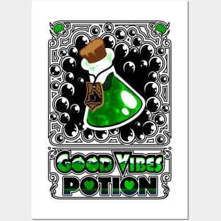Good Vibes Potion Card T-Shirt Posters and Art